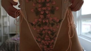 Caroline Zalog Flower Lingerie Haul Video Leaked