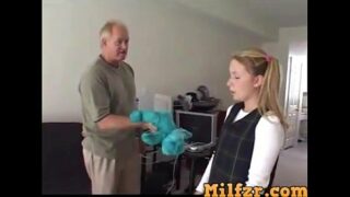 Dad fucks hot daughter