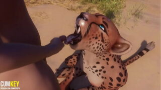 Furry leopard porn
