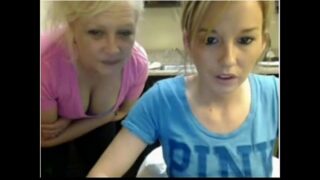 Mom and daughter on cam