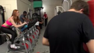 Porn video with hooker at the gym