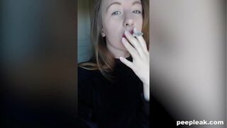 Smoking and masturbating