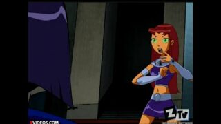 Starfire and raven having sex