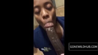 Sucking dick at work