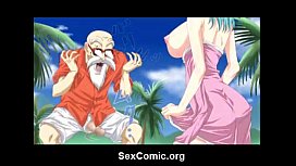 Free Hentai Videos with Master Kame and Bulma