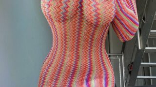 Ashley Tervort Nude Fishnet Dress Onlyfans Set Leaked