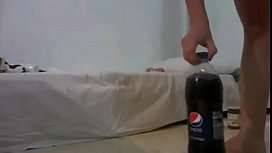 Brand new sitting on the Pepsi bottle