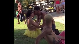 Carnival sex video in public