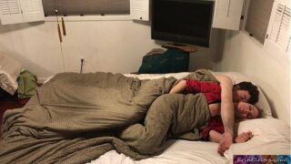 Share a bed with stepmom ends with sex