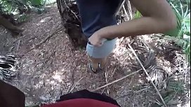 Video of porn in the bush with a hot jap