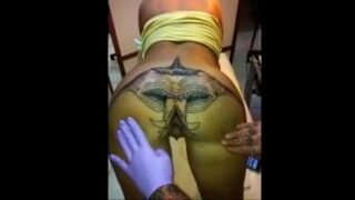 Ass tatoo