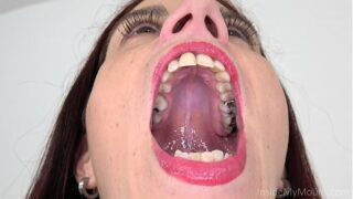 Girl uvula mouth