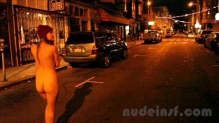 Nude in the pub