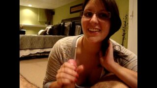 Amateur homemade handjob