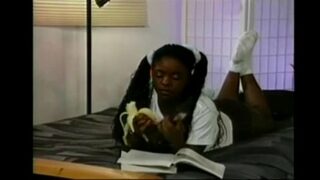 Black teen spanked