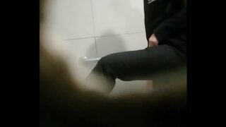 Gay toilet spy