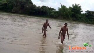 Twinks skinny dipping