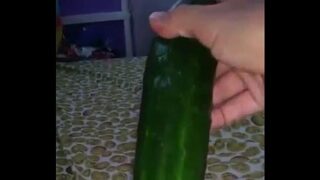 Vegetable shaped dildo