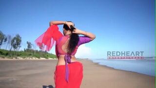 Saree removing hot