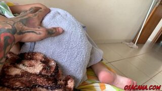 Tattooed screwing skinny hot Teh Angel in xvideo basil