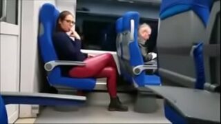 Casual sex video between metro passengers