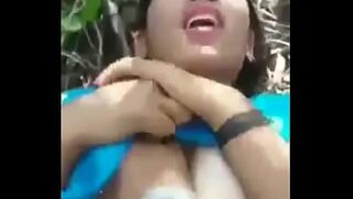 Sex leaked pussy in the woods