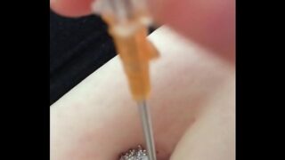 Needle piercing