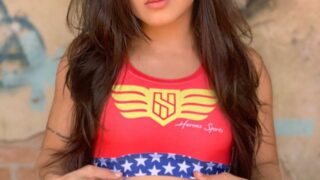 Giovanna Eburneo Wonder Woman Modeling Set Leaked