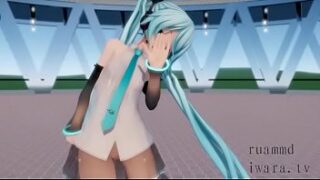 Mmd miku blowjob