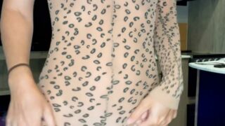Vicky Stark Nude Leopard Print Try On Onlyfans Video Leaked