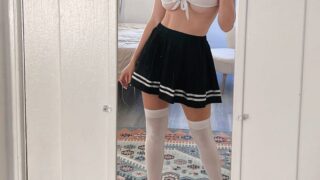KittyPlays Busty School Girl Skirt Fansly Set Leaked