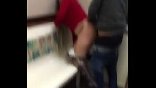 Shot of sex videos in a diner