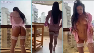 Indianara_jung Nude Balcony Strip Onlyfans Leaked