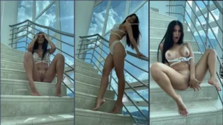 Kathleen Sexy Staircase Tease Video Leaked