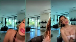 Lyna Perez Nude Cutting Clothes OnlyFans Livestream Leaked