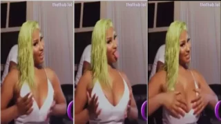 Nicki Minaj Nip Slip and Teasing Video Leaked