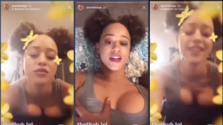 Stormi Maya insta story Boobs Tease Video Leaked