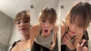 Whoknowzmaddie Spreading Booty Gym Bathroom $1000 Donation Video