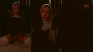 BigTittyGothEgg Nun Cosplay Dildo Ride POV Video Leaked
