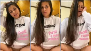 Luana kazaki coat showing pussy