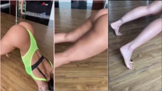 GIH RIBEIRO made a sexy video exercising