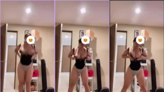 Ashley Carolina Busty Porn Exercising Semi naked