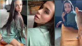 Filmed Sophia Carracini using a panty -pounded panties in the ass