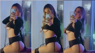 Porn Onlyfans Angela Valdivieso well naughty of black lingerie