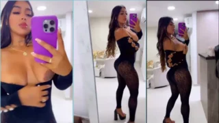 All sexy, Andreamolina recorded a home video