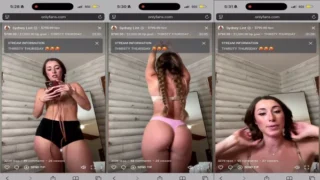 Sydney Lint Onlyfans Live Lingerie Tease Leaked Video