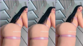 Cavala brunette marian gomes in erotic video wiggling