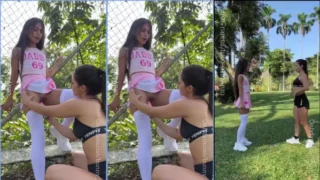 Manu Muv in Lesbian Video with Friend