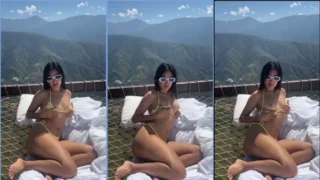 Karen sedano young brunette in sensual video