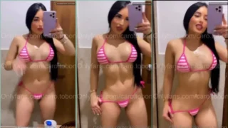 See only Carolina Tobon with panties and bra